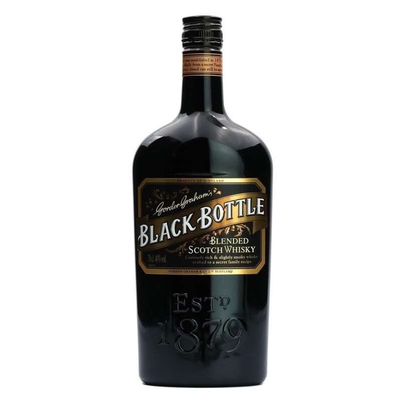 Whisky Black Bottle
