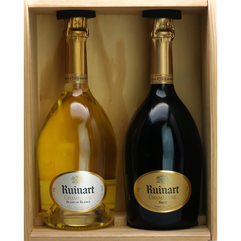 Champagne Ruinart Coffret Duo Blanc de Blancs et R