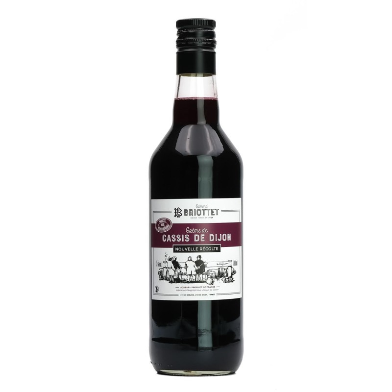 Crème de Cassis de Dijon Nouvelle Récolte Briottet